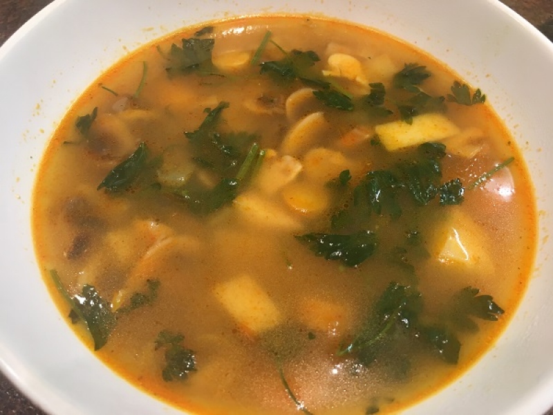 Minestrone s hubami